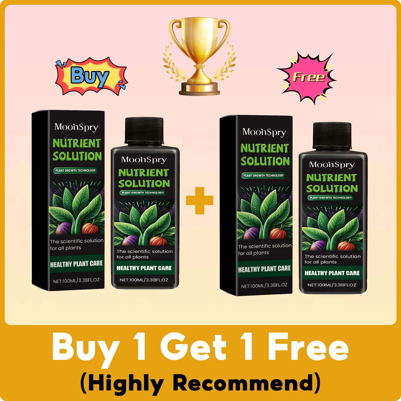 Solución nutritiva de 100ml para plantas, suplemento en maceta de flores, fertilizante, solución nutritiva de equilibrio, líquido nutritivo de hierba verde