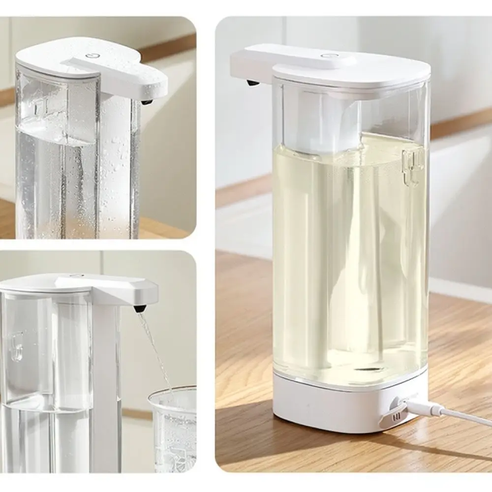 Automatic Touchless Soap Dispenser Infrared Liquid Sensor Pump Desktop Kitchen Dishwashing Container Bathroom Hand Washer