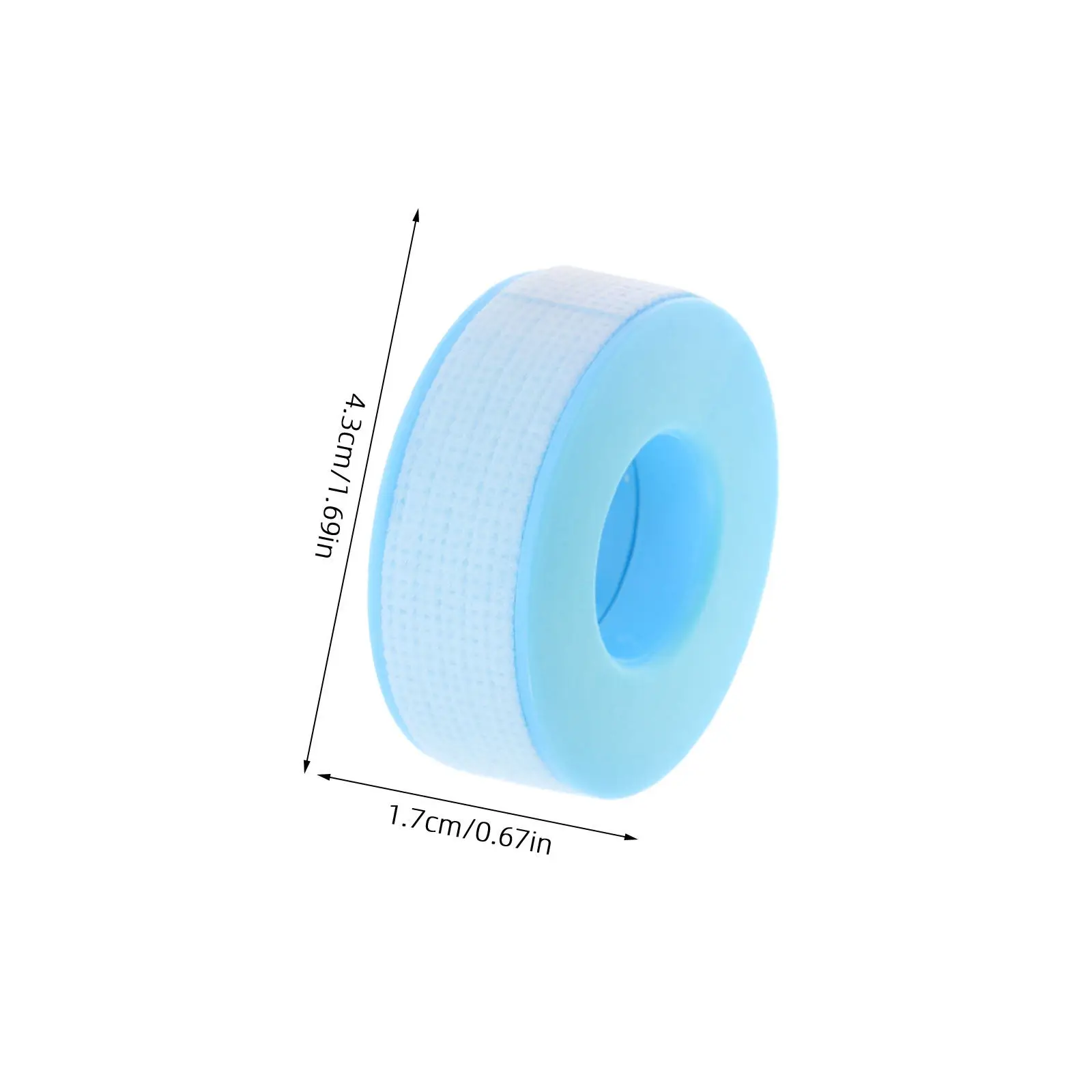 4 Rolls Silicone Gel Eyelash Tape Breathable Perforated Multicolor Lash Supplies for Sensitive Skin Eyelash Extensions Lash Tape