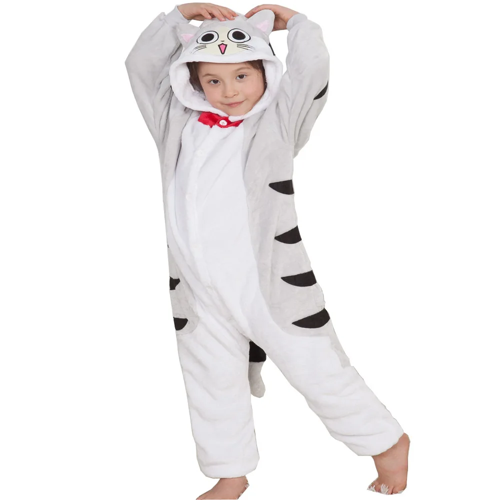 Panda Animal Pajamas Kids Unicorn Onesies Overalls Children Cosplay Kigurumi Sleepwear Rabbit Panda Stitch Onesies Jumpsuit