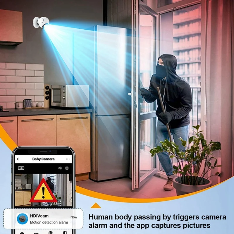 1080P Wireless Wifi Camera Digital Zoom AI Human Detect Camera Night Vision Baby Security Surveillance IP Camera