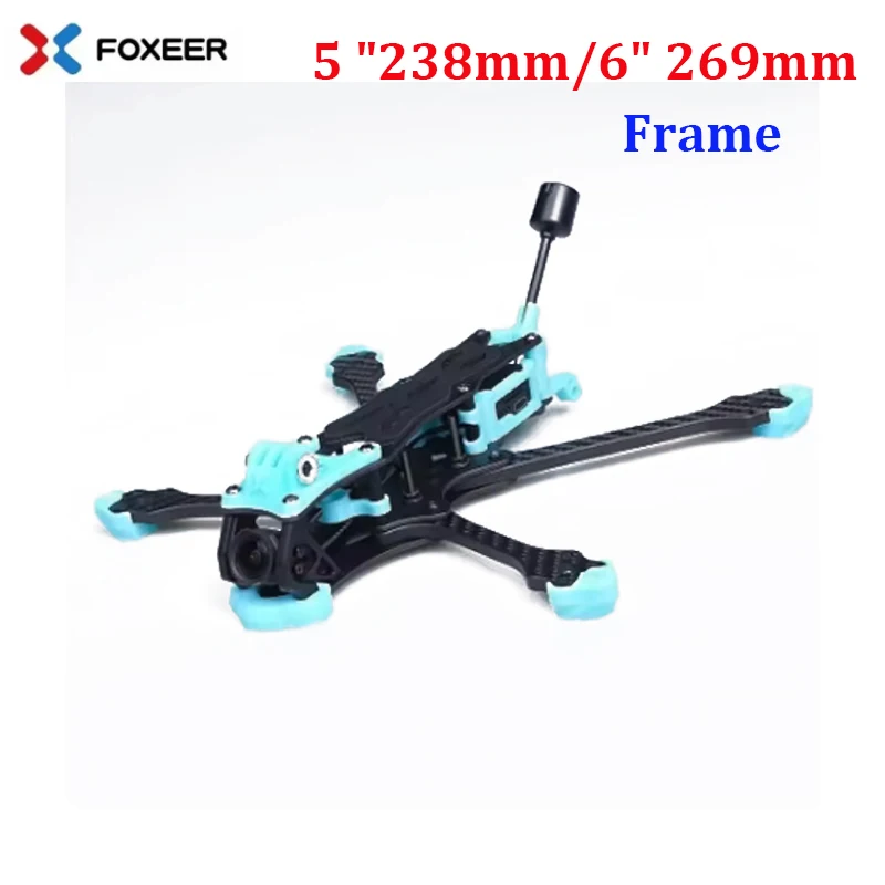 

FOXEER MEGA 5" 238mm / 6" 269mm DC Frame T700 Carbon with Silky Coating for O3 / Analog / Vista / HDzero / Walksnail RC Drone