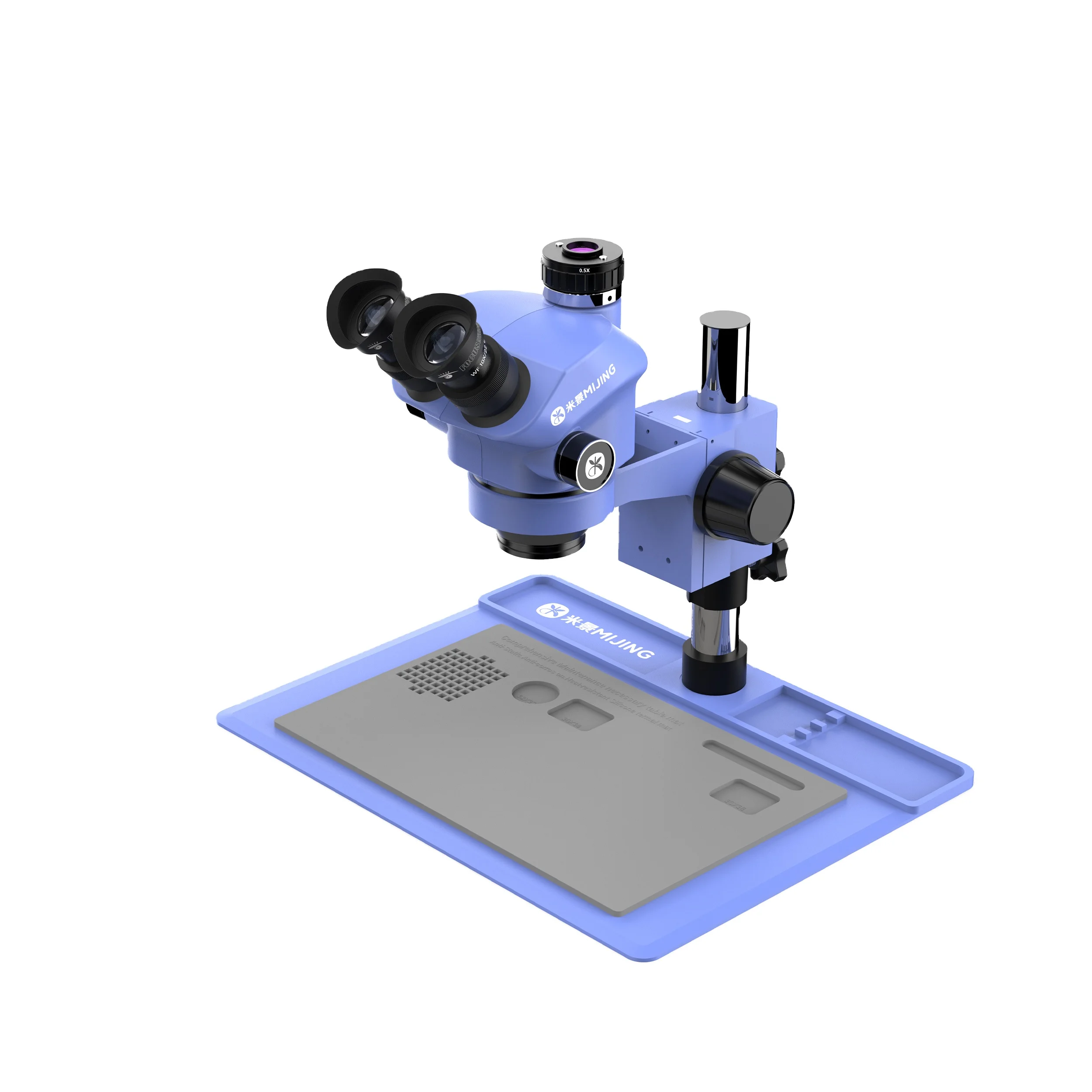 

MIJING 7050PRO Trinocular Microscope Head 7-50X/6.5-65X Simul Focal Continuous Zoom Stereo Microscope Soldering Tool Set