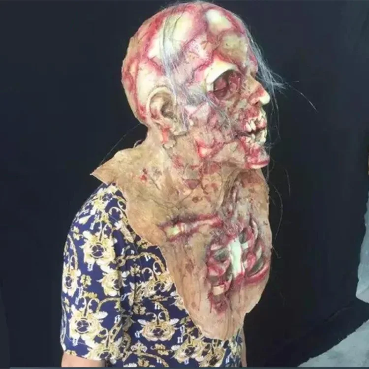 Horror Ghosts Masks Zombie Latex Hoods Escape Rooms Costumes Party Halloween Props