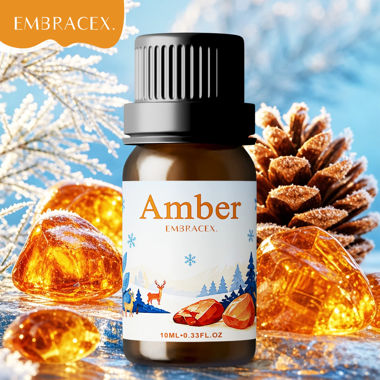Home Fragrances - Aceite de Fragancia Ámbar de 10ml,
