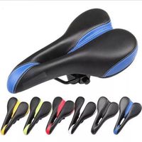 PU Leather Oversized Bike Seat Shock-absorbing Soft Comfortable Wide Bicycle Saddle High Elasticity Waterproof