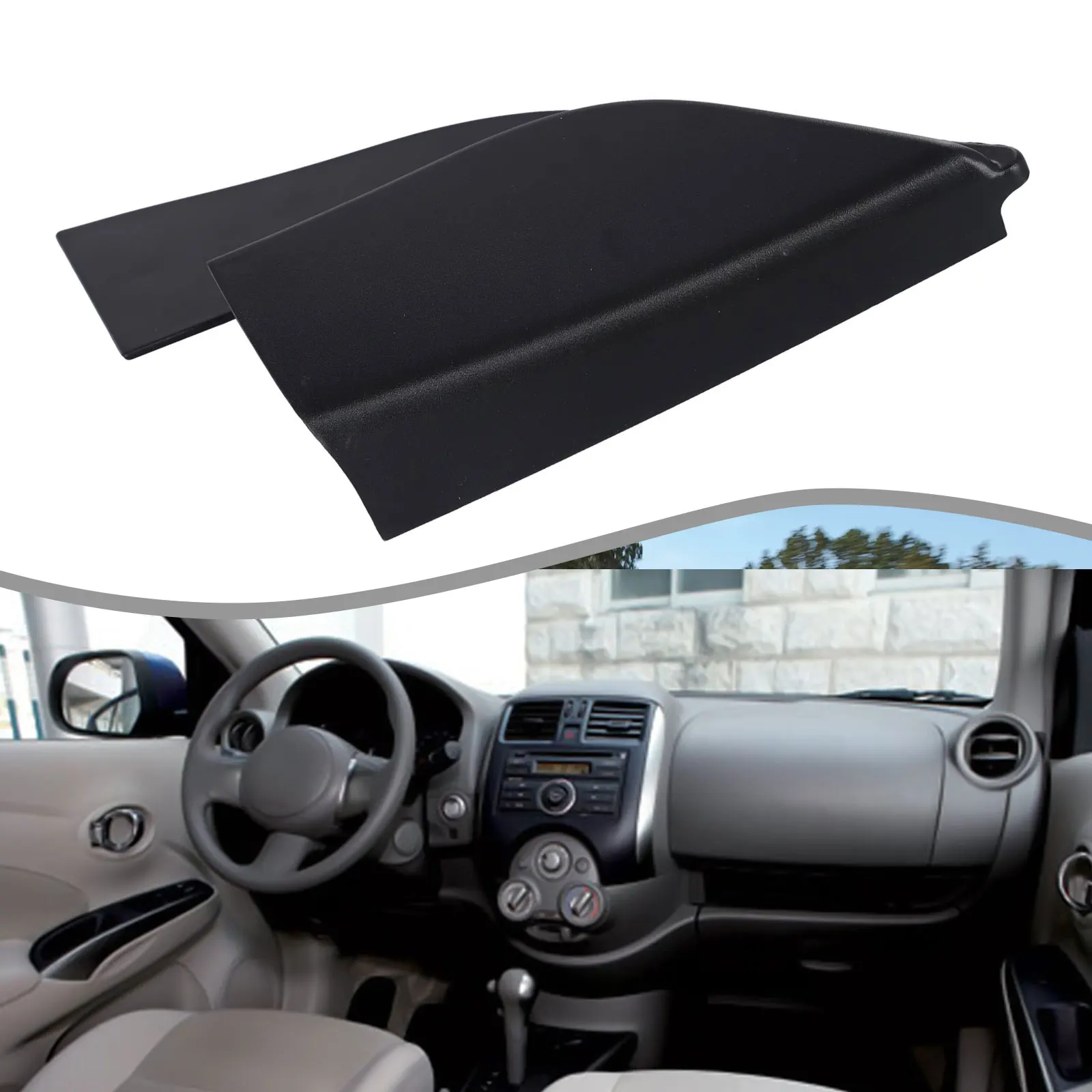 Car Maintenance Inner Mirror Corner Trim Car Mirror Trim Monitor Brightness Effect Plastic Material For Nissan
