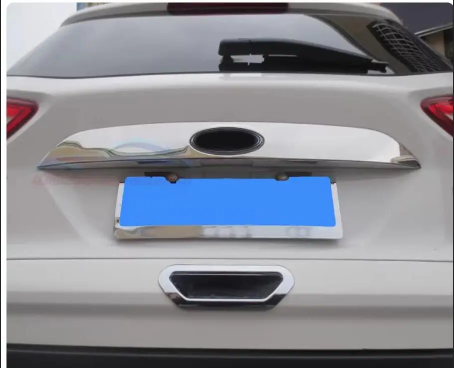 

2013 2014 2015 For Ford Kuga / Escape Rear Trunk Tailgate Door Tail Bottom Lid Streamer Frame Cover Trim