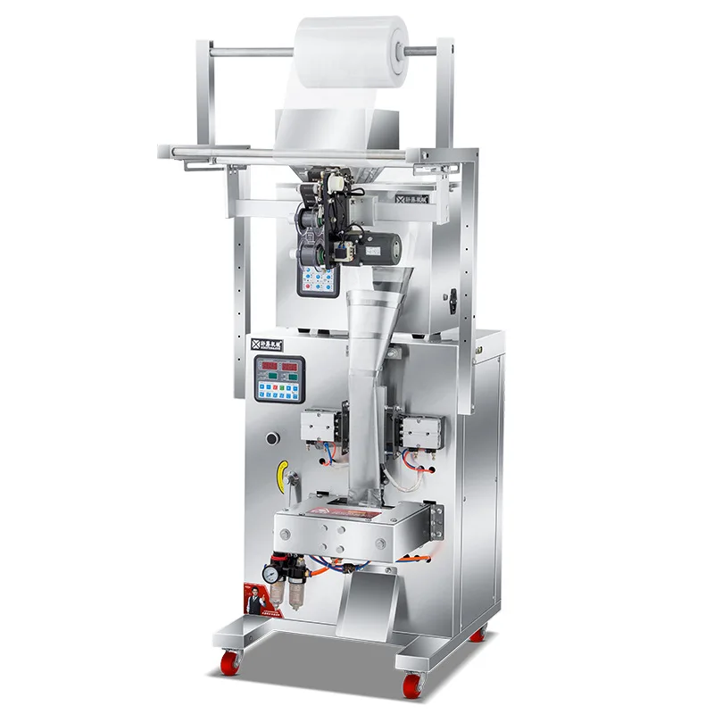 

Автоматическая упаковка гранулированного порошка, машина для взвешивания семян корма для собак, оборудование, винтовая машина для риса