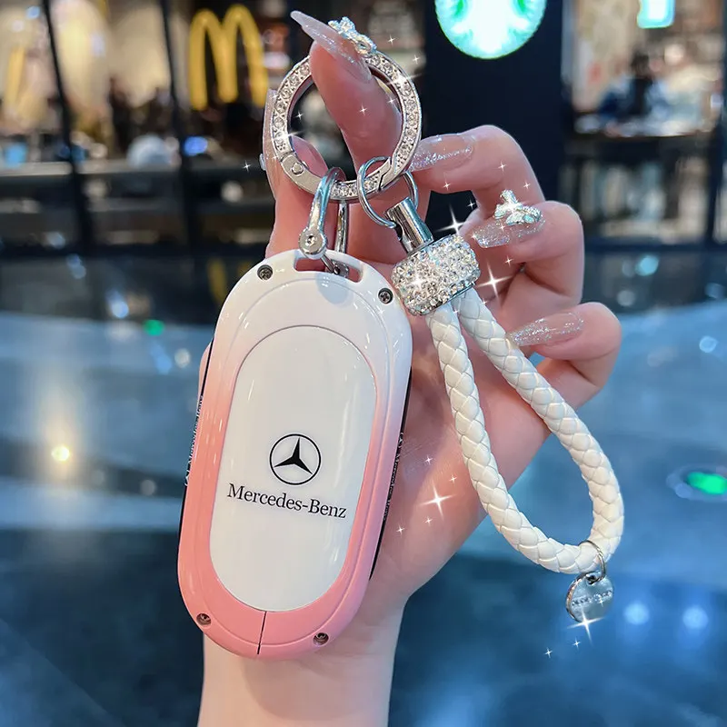 Suitable for the new Mercedes Benz E300L keycase C260L car GLC300L shell buckle EQE high-end feeling GLE350 bag for women
