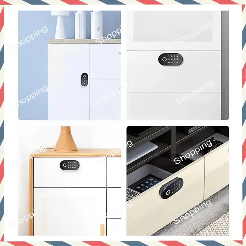 

M20K Smart Drawer Lock With Fingerprint Password And Swipe Card Access For Cabinet And Storage Security