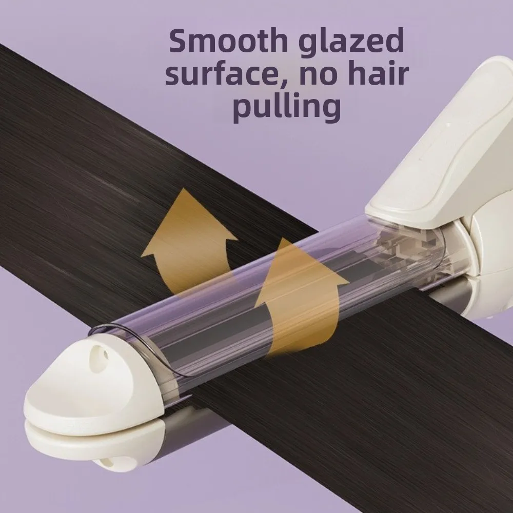 

Профессиональный утюжок для завивки и выпрямления волос 2-в-1 с пластиковым корпусом, защита от ожогов, быстрый нагрев, регулируемая температура