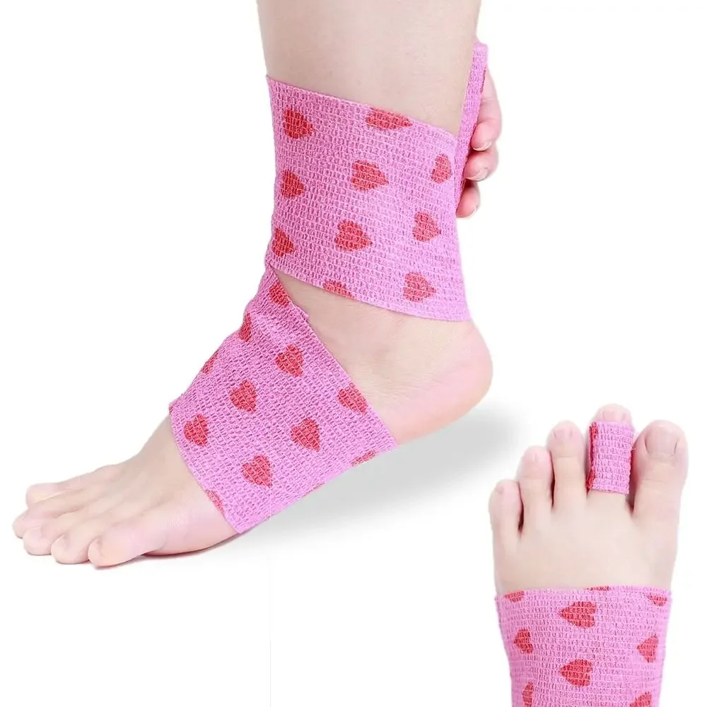 Haustier Hund Katze Medizinische Atmungsaktive Elastische Bandage Vlies Haustier Selbst Haftende Wunde Outdoor Versenkbare Sport Band Hund Zubehör – Detail 7