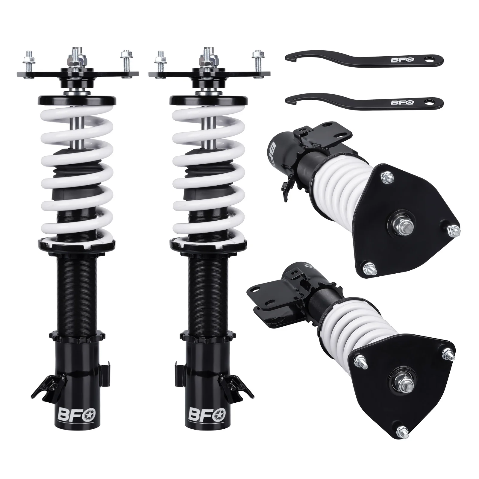 

BFO Adjustable Coilovers Shocks Springs Kit for Subaru Impreza WRX & STi 2002-07 Lowering Suspension Coil Coilovers Springs Kit