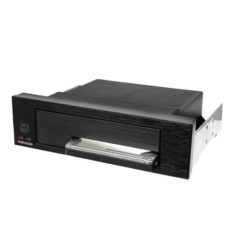 HDD Storage Box Internal Single Bay Tray-Less Mobile Rack Enclosure LED Indicator Hot-Swap For 2.5 3.5 Inch SATA