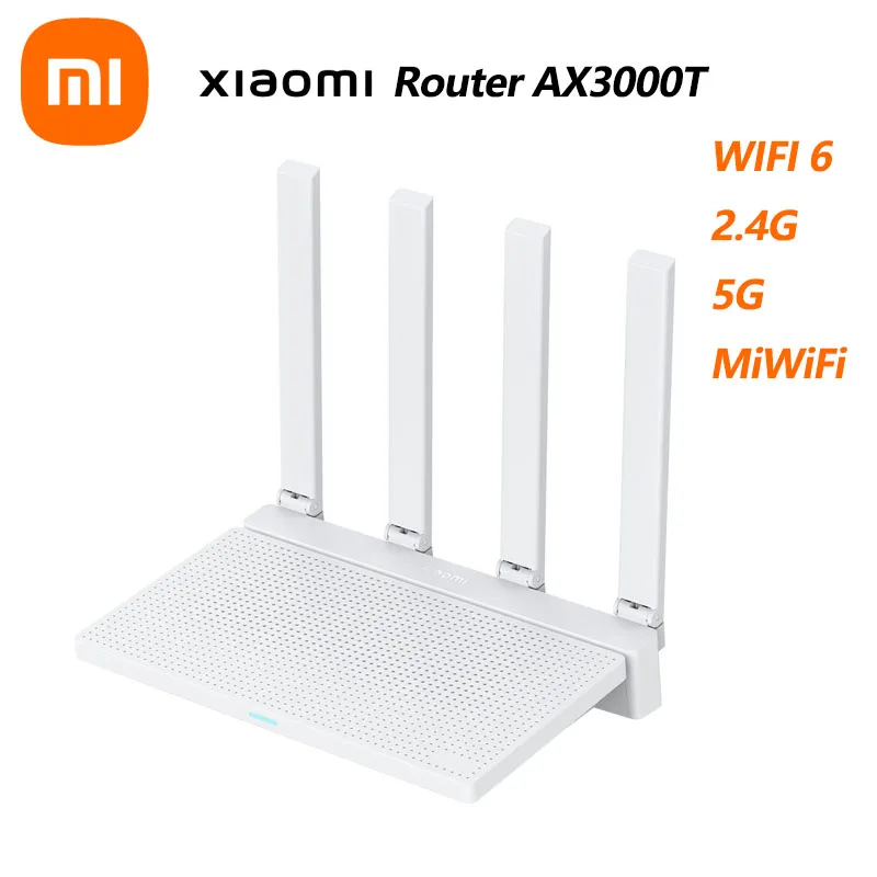 Xiaomi Router AX3000T 2.4G  5G Mesh Technology WiFi 6 Efficient Wall Penetration Children Online Protection WiFi Router Repeater