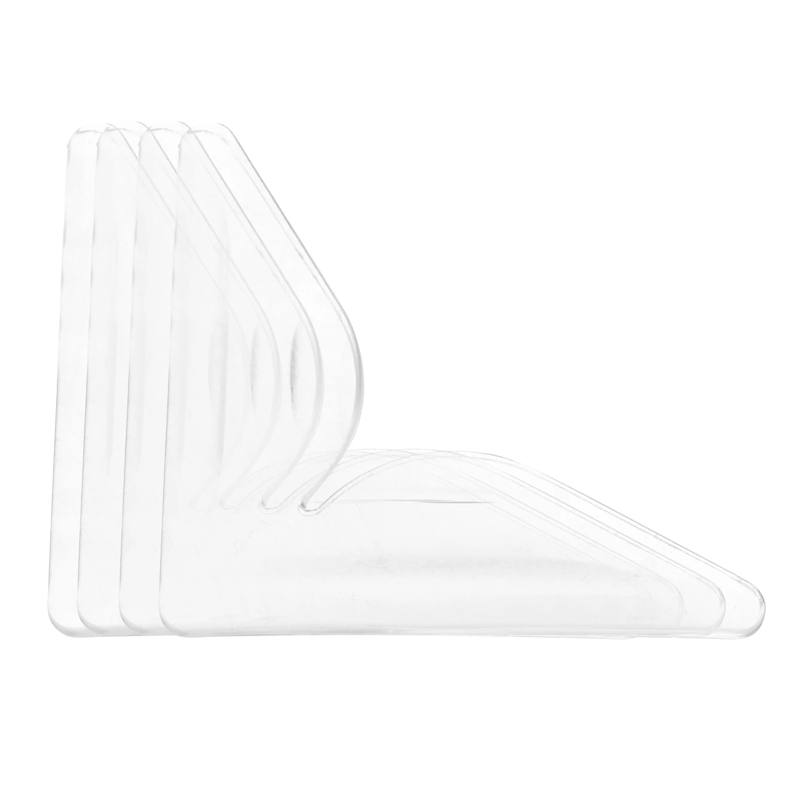 

4 Pcs Car Door Corner Protectors Transparent Edge Guards for Vehicles Silicone Anti Collision Stickers Door Scratch Protection