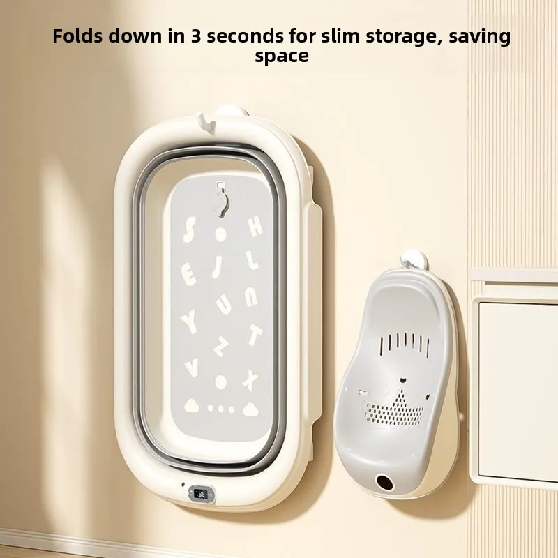 Baby Bath Tub Support Frame Foldable Newborn Care Stand Diaper Changer Adjustable Bendable Infant Bath Holder