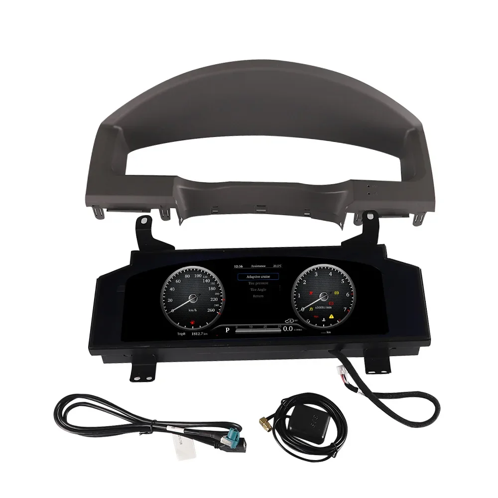 Android 9.0 Car LCD Meter instrument dashboard screen Car GPS Navigation For Toyota Land Crusier 2008-2015 Multimedia player view 3
