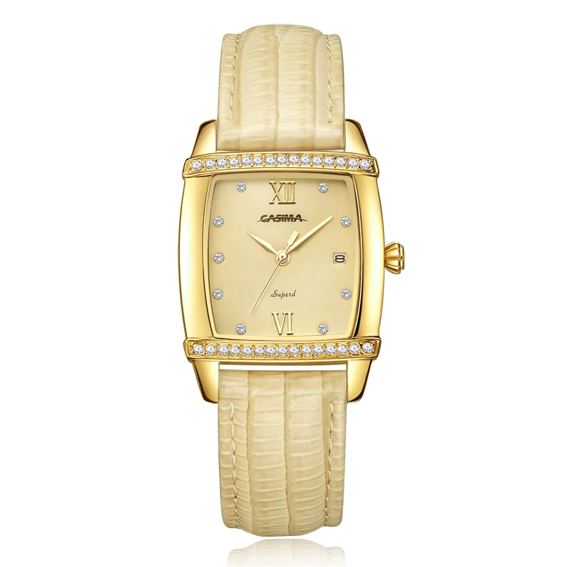 CASIMA Coppia Orologi, Moda Semplice Alla Moda Versatile e Impermeabile, Orologio Al Quarzo Luminoso per Donna, Modello SP-2619-974