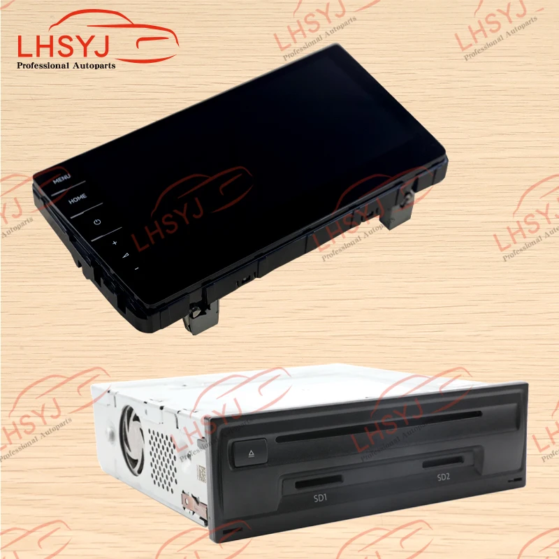 LHSYJ 9.2 inch LCD Display Glass Screen 5G6 919 606A D For Golf MK7/7.5/R Passat B8 Tiguan MK2 Radio Head Unit 3GD035866A