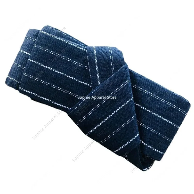 Japanese Kimono Obi Belt Mens Traditional Vintage Waist Judo Wrap Waistband Pattern Kimonos Men Accessories