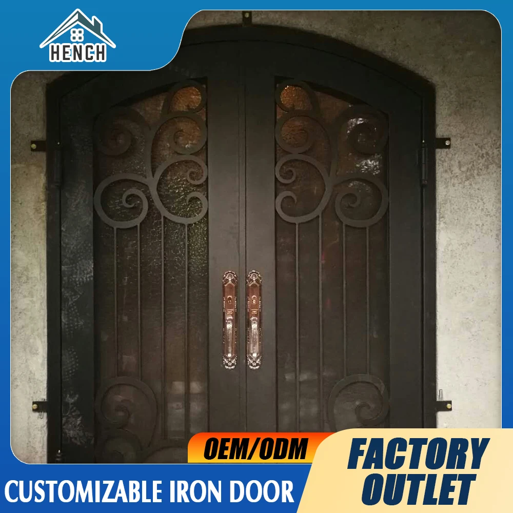 Wrought Iron Double Door 72x96