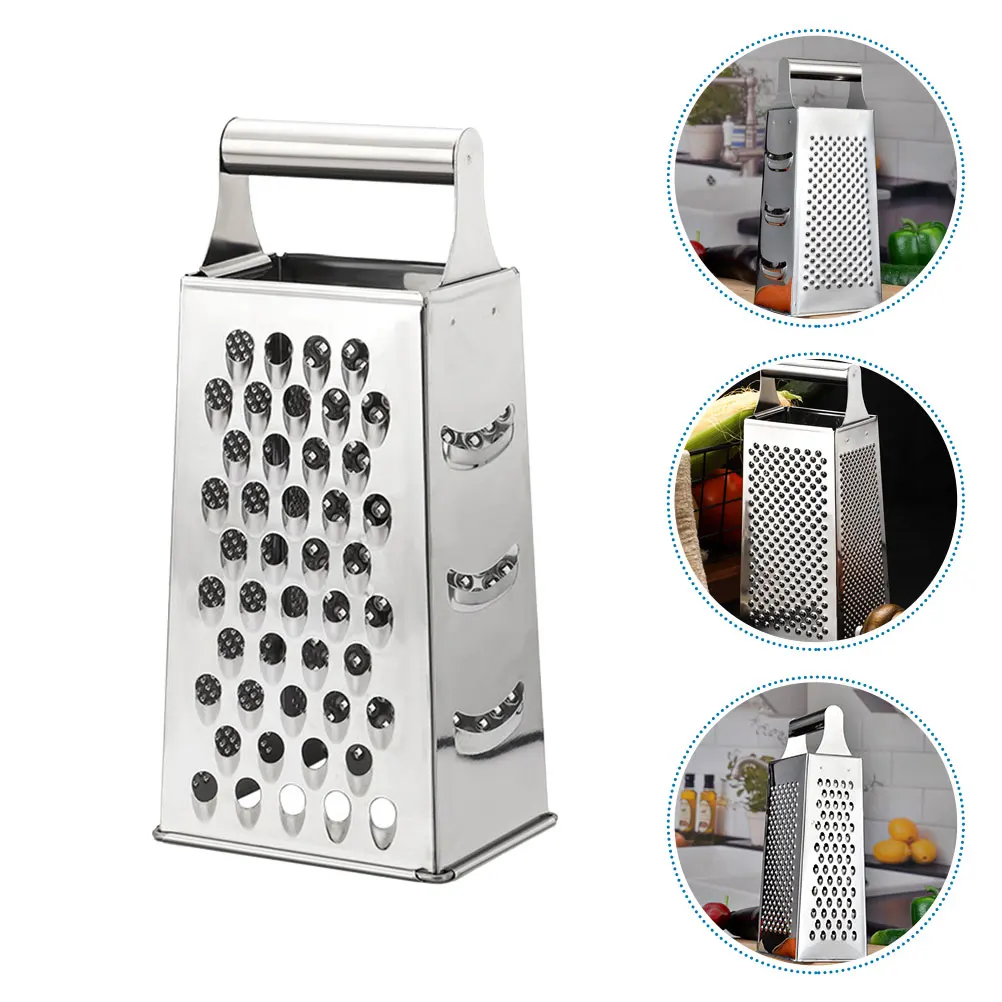 

Non-Slip Handle Multi-Function Stainless Steel Vegetable Grater Slicer Shredder For Kitchen Lemon Cucumber Fruit Mask