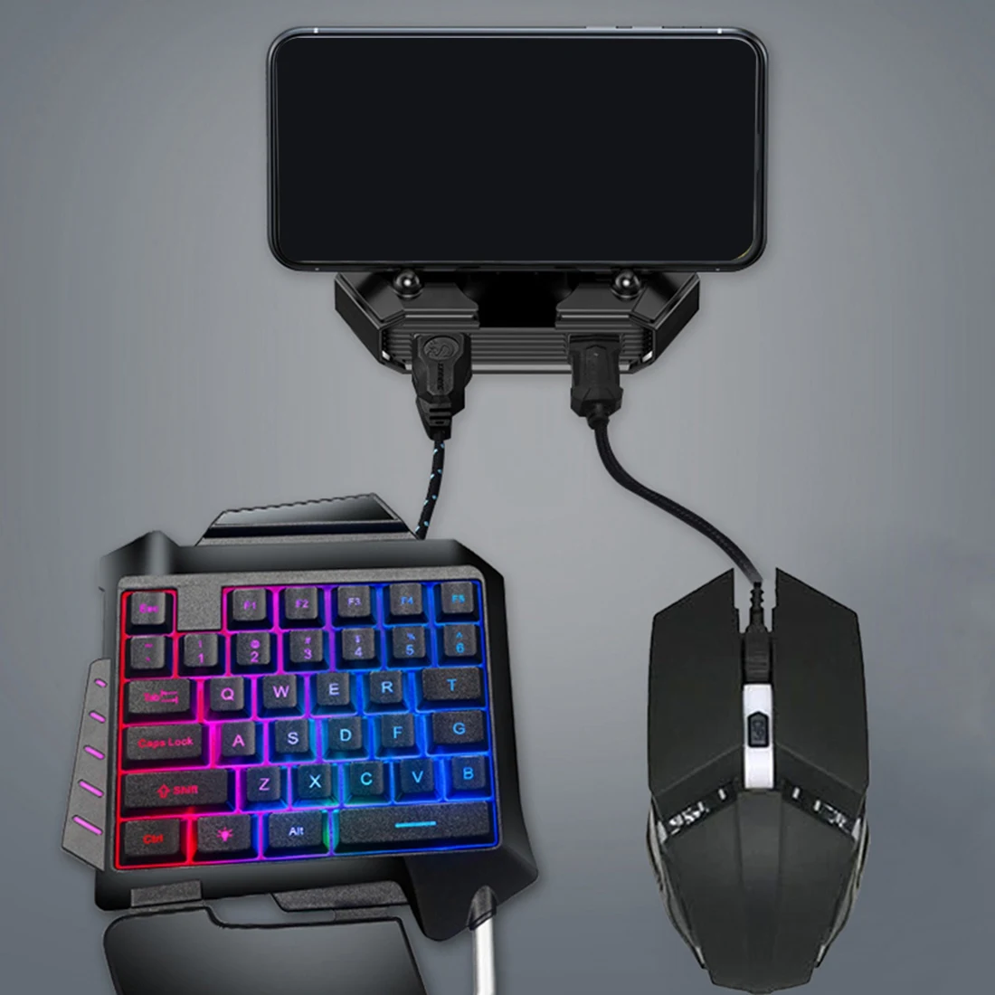 Imagem -02 - Controlador Móvel para Android Pubg Gamepad Mouse Teclado Gaming Conversor para Ios Ipad para pc