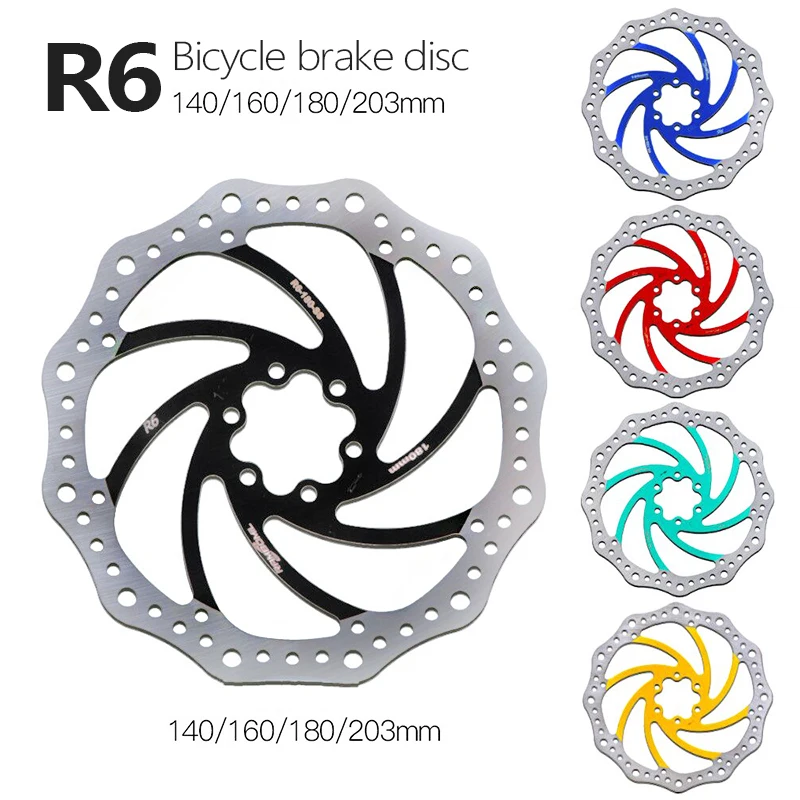 R6 R7 Brake Disc Mtb 160 180Mm Rotor Hydraulic For Bicycle Mechanical Scissors Disco De Freno Mountain Bike Freio Hidraulico