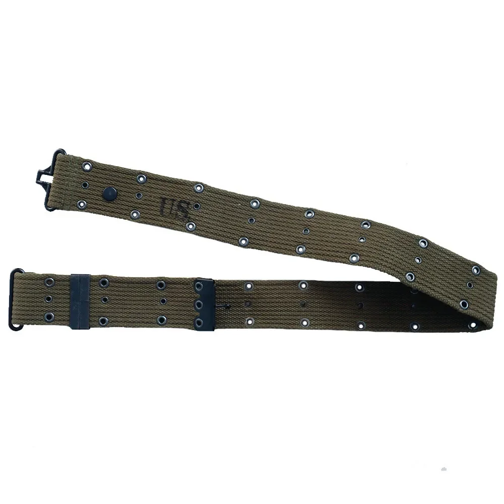 M1936 Soldier Belt Equipment Combination M1945 Strap American Soldier Pair Equipped with Three-eye M1956 Belt WWII Ww2