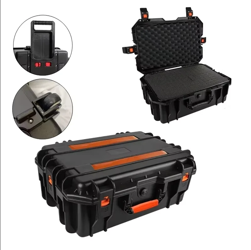 Large Capacity Tool Bag Wheeled Protable Toolbox Hard Case Waterproof Tool Storage box Shockproof Plastic tool box organizer box