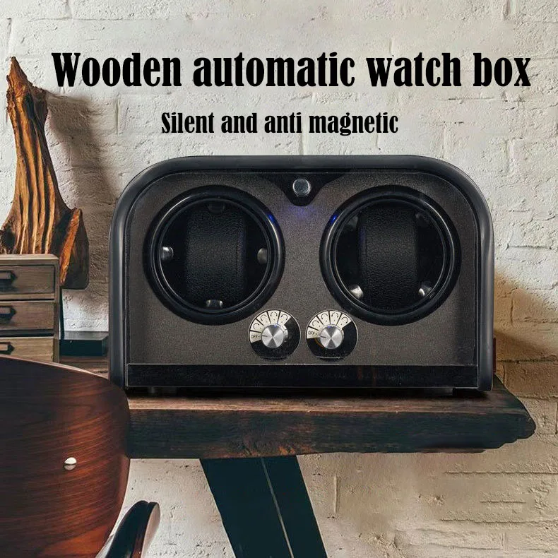 

Automatic Watch Winder Box Wood with Zero Magnetism Mechanical Watch Organizer Case Storage Luxury Rotating Gifts for Men