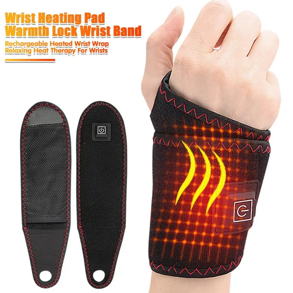 35*9.5cm Wrist Heating Pad Electric Thumb Brace Heating Pad 3 Heat Levels For Carpal Tunnel Relief Arthritis Pain Support Tools