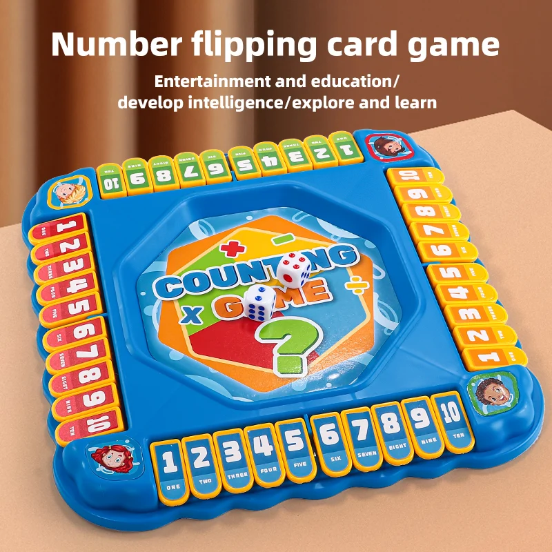 

Digital Flip Tabletop Game Parent-Child Interactive Toy Set Board Game Party Game Birthday Gift