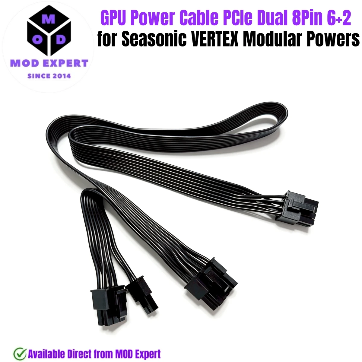 GPU Power Cable PCI-e Dual 8Pin for Seasonic VERTEX GX-1200/GX1000/GX-850/GX-750, PX-1200/PX-1000/PX-850/PX-750 Modular Powers