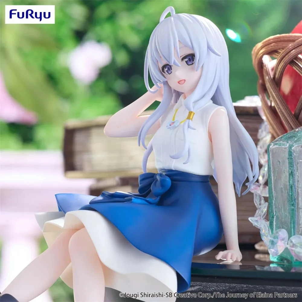 In Stock FuRyu Noodle Stopper Anime Wandering Witch The Journey of Elaina Anime Figure Model Toys desktop ornament Gifts
