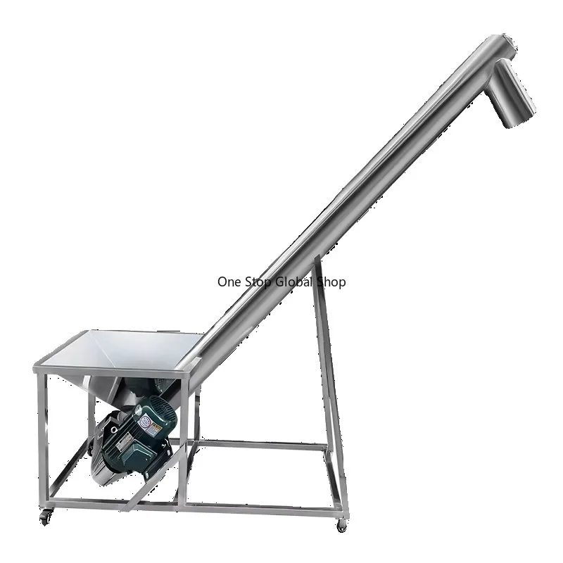 

Automatic Screw Granule Powder Feeder Vertical Elevator Stainless Steel Screw Conveyor Feeding Machine