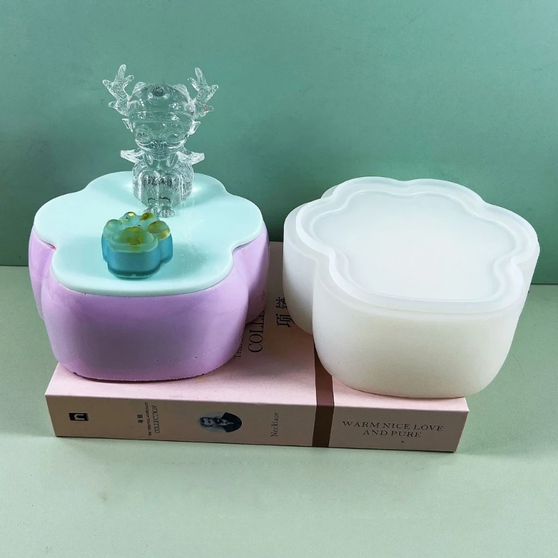 Jar Resin Molds for DIY Claw Storage Box Personalize Claw Mold N2UE