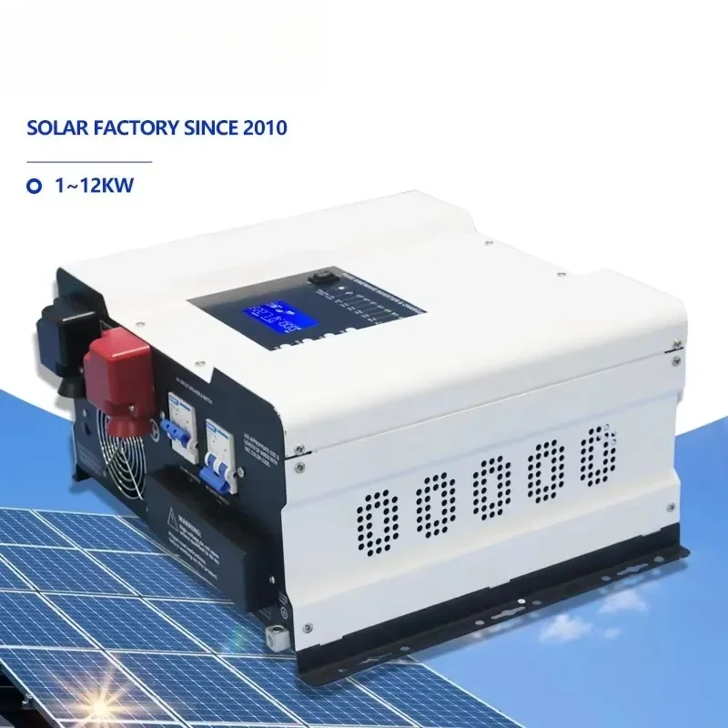 Single-phase separated-phase 110Vac/230Vac 10000 watts pure sine wave 10kw off-grid solar inverter