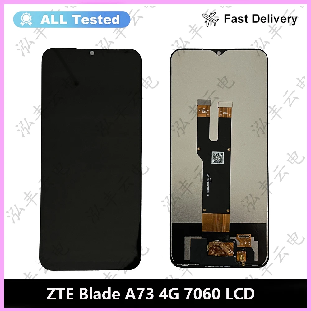 

6.6 Inch Black For ZTE Blade A73 4G 7060 LCD DIsplay Touch Screen Digitizer Panel Assembly Replacement LCD Parts