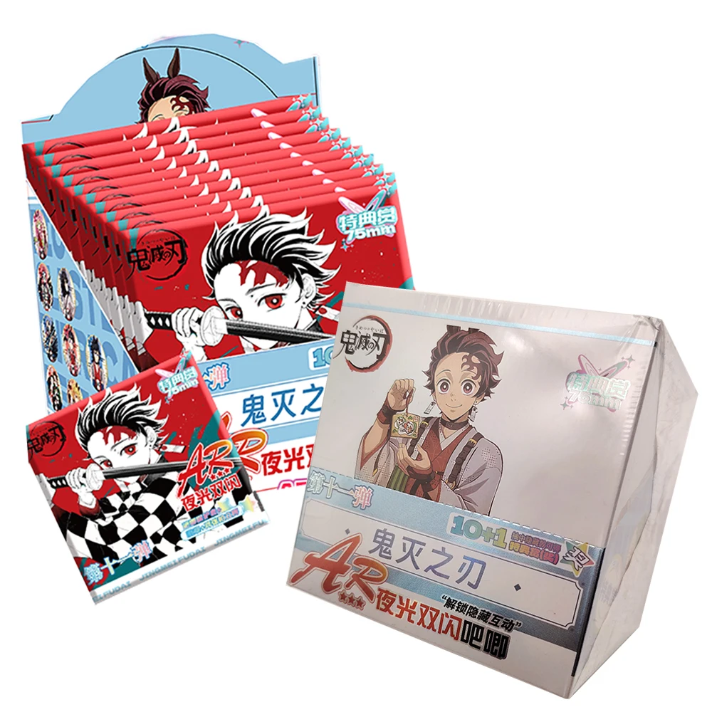 

Demon Slayer Collection Badge Jewelry Adventure Battle Theme Anime Characters Exquisite Transparent Card Fan Treasure Peripheral