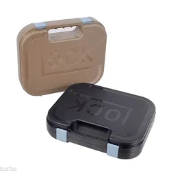 Tactical Glock 17 43 Hard Gun Case Pistol Safety Carrying Box Multifunctional Portable ABS Handgun Magazine Professional Holster