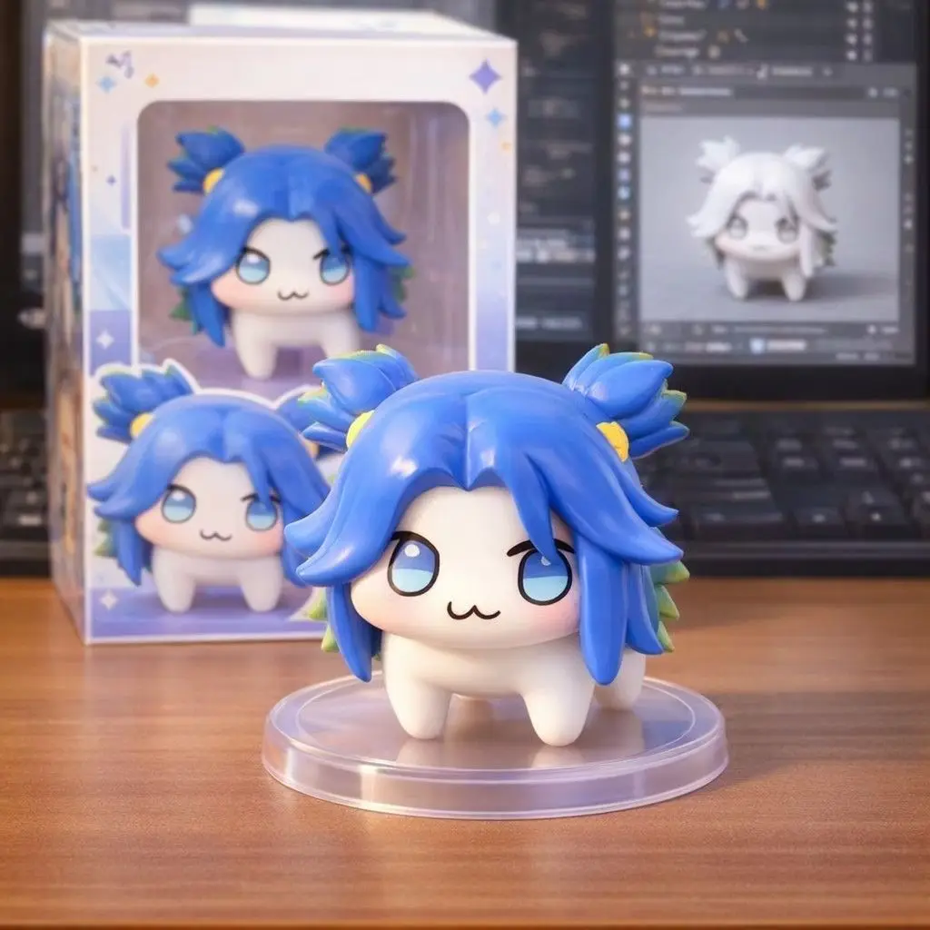 New Neon Doro Valorant Q-Version Dorothy Action Figure Contract Doll Decoration Christmas Birthday Gift Kawaii Model Gift Stock