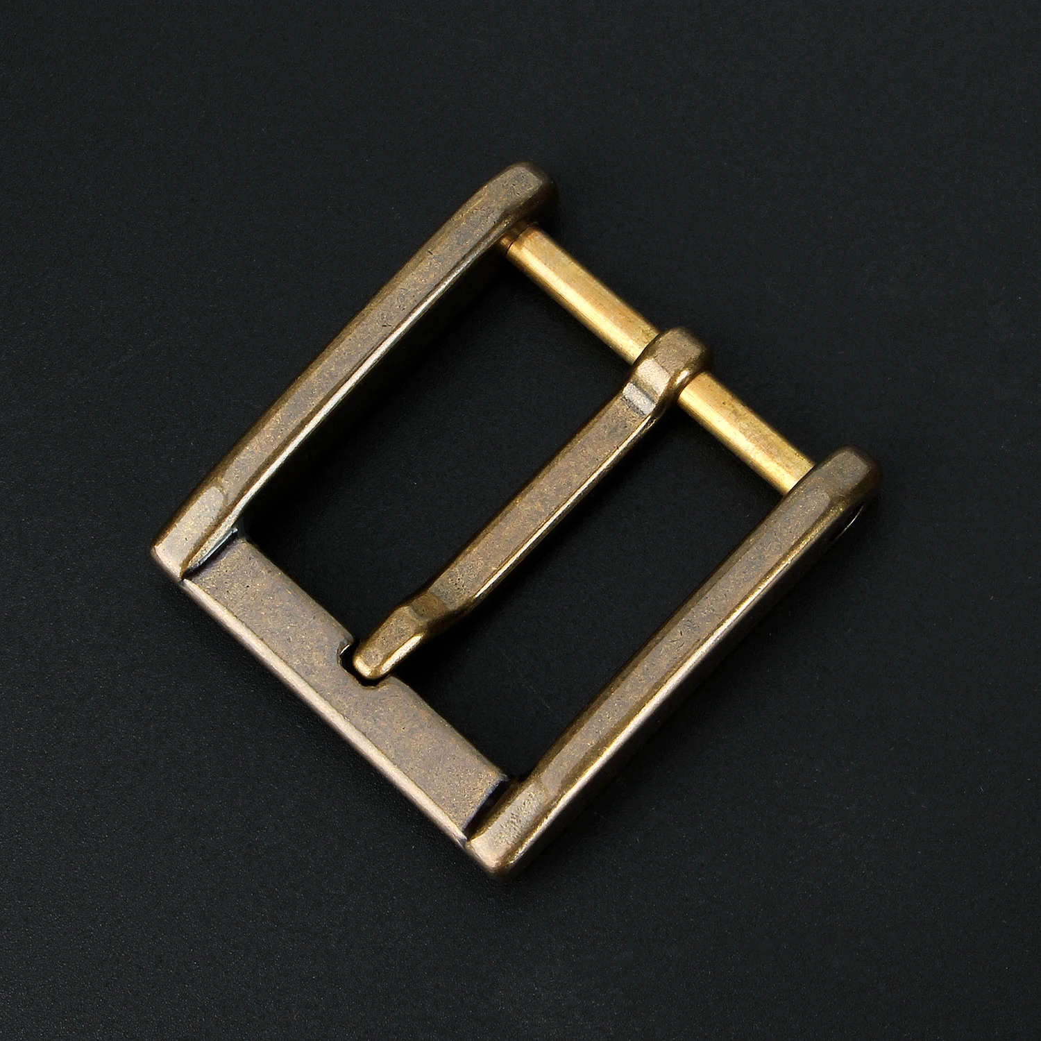 1,5 "(40 мм) сверхмощная однотонная латунная пряжка для ремня для мужчин, винтажная латунная пряжка для ремня, кожаная ремесло, сделай сам, ретро, ковбойская пряжка для ремня для мужчин