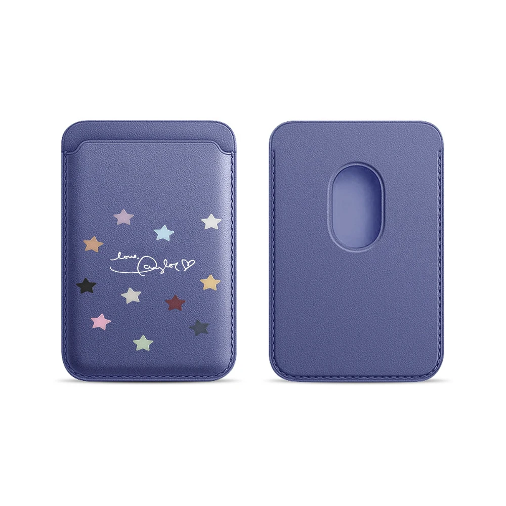 Stars Sky INS Leder-Kartenetui Handyhülle Magnetische Hülle Geeignet für Alle iPhones für Magsafe Karten-Handy-Rückentasche – Detail 19