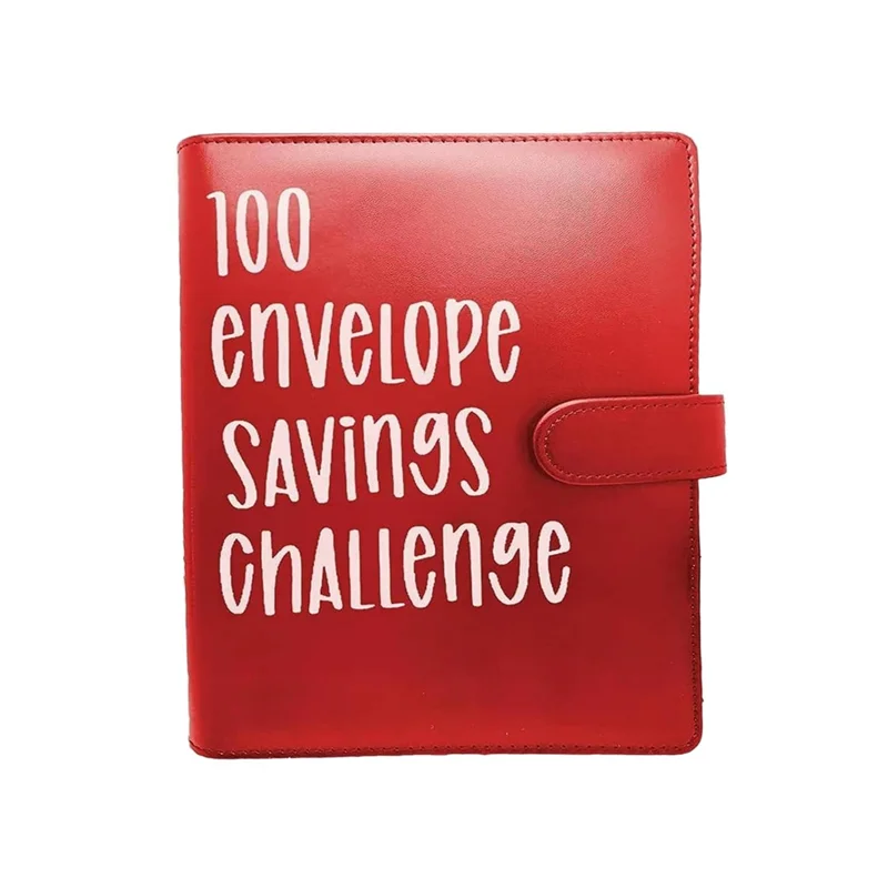 

100 Envelopes Money Saving Challenge,100 Envelopes Money Saving Binder, Savings Challenges Binder,Upgrade Model Durable-POS