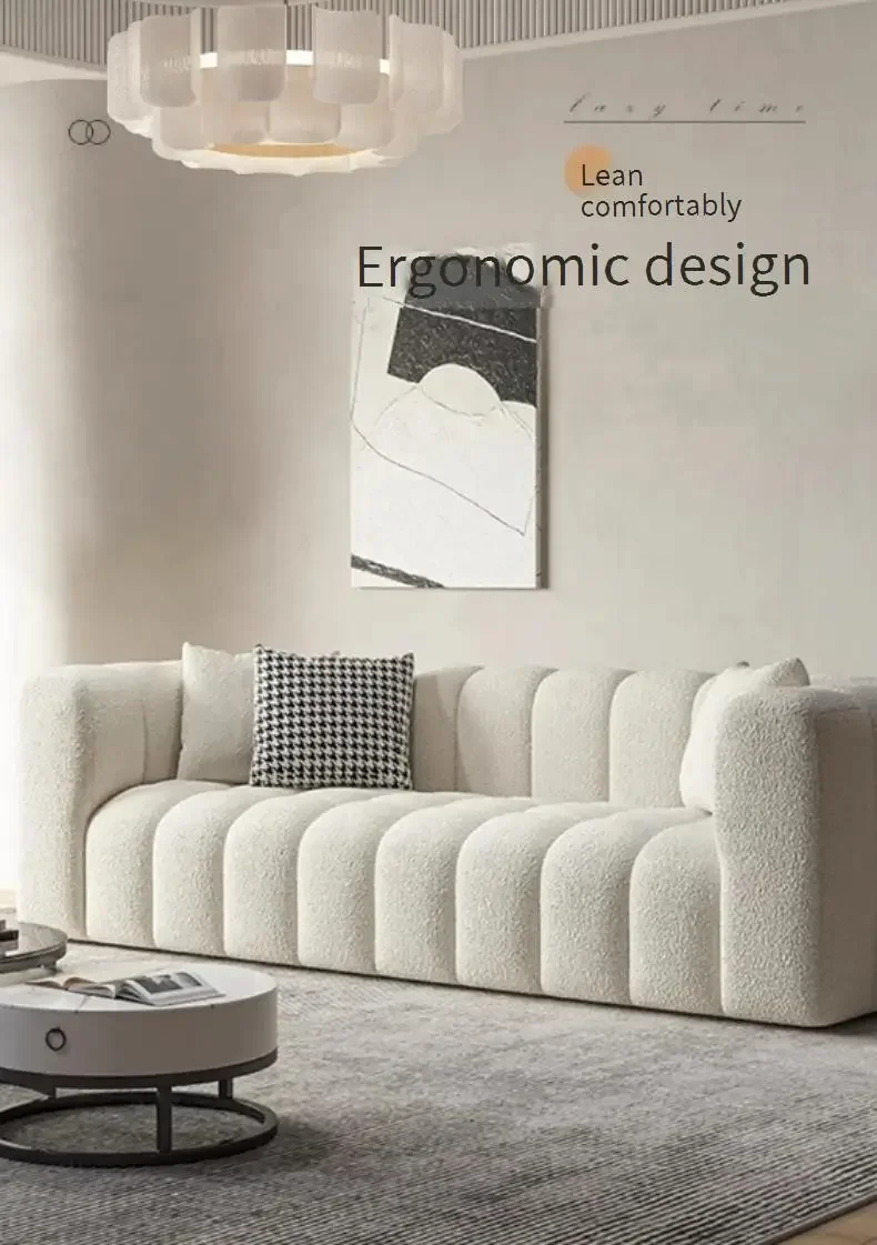Funky Puff White Sofa Nordic Luxury Relaxing Modern Sofas Living Room Woonkamer Banken Modern Patio Sillon CamaHotel Furniture