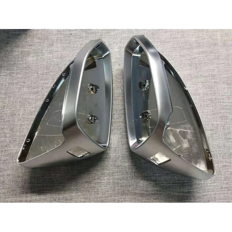 

2pcs Auto Left Right Side Chrome Silver Matt Rearview Mirror Cover for Audi A6 C8 A7 4K8 A8 D5 2018 2019