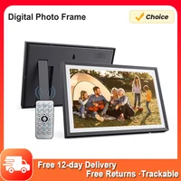 Marco de fotos Digital de 10,1 pulgadas, álbum electrónico de escritorio, pantalla IPS de 1280x800, compatible con función de foto/vídeo/música/reloj/calendario